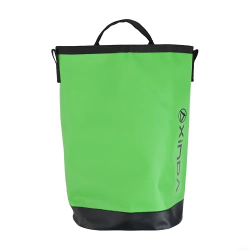 Rock Climbing Gear Bag, Tree Climbing Waist Pouch with Adjustable Rope Storage Belt, Water Resistant Caving Equipment Organizer and Portable Chalk Tool Sack for Outdoor Sports(Green) - size: Green