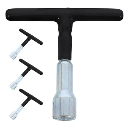 4pcs T-handle Wing Nut Driver Tool for Manual Eye Bolt and Screw Hook Installation, Portable Heavy Duty Nut Tightener for Hanger Fastening, Handheld Screwdriver Set