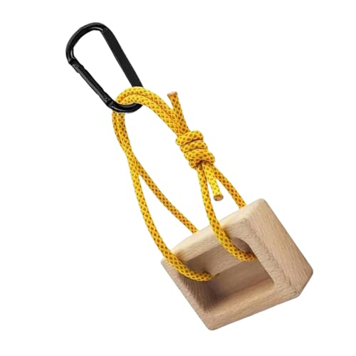 Wood Climbing Training Board for Grip Strength and Arm Workouts Suitable for Both Beginner and Professional Transportable Climbing Fingerboard - color: 1 Set