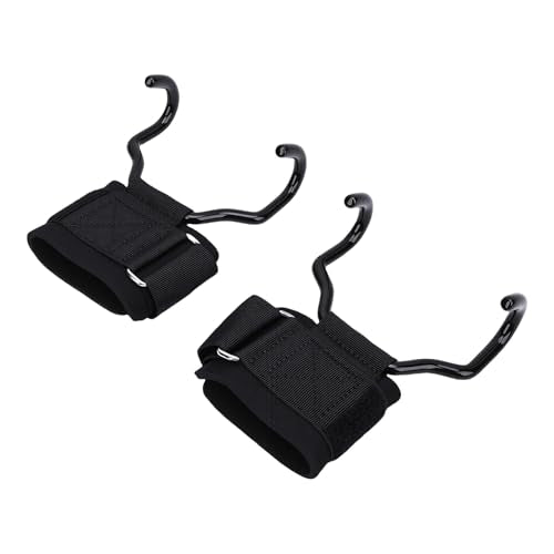 Kadimendium Adjustable Weightlifting Wrist Strap Hooks Multi Functional for Home Gym Strength Training Sports Activities 2 Pack