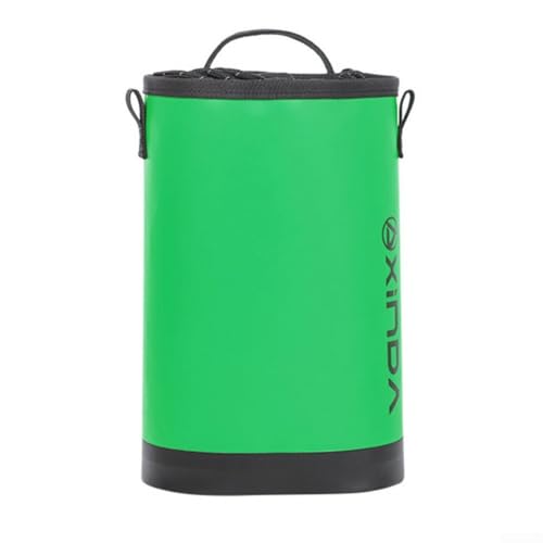 Climbing Tool Bag with Adjustable Waist Belt, 5L Outdoor Rock Climbing Gear Pouch for Ropes and Chalk, Water Resistant Polyester Storage Pack with Quick Draw Tower Design(Green) - size: Green