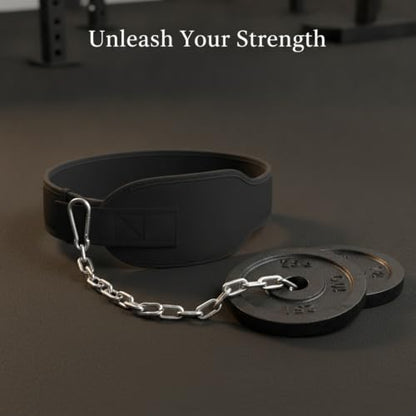 Maximize Upper Body Strength with Iron Chain Weighted Dip Belt for Pull-Ups and Dips - size: 3.94 x 3.15 x 3.15 in