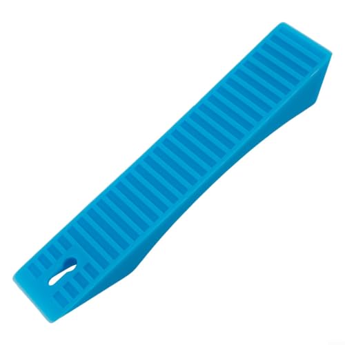 Deadlift Wedge Silicone Barbell Plate Loader, Anti-Slip Friction Base for Safe Weight Loading Unloading, Gym Fitness Equipment Accessory(Blue) - color: Blue