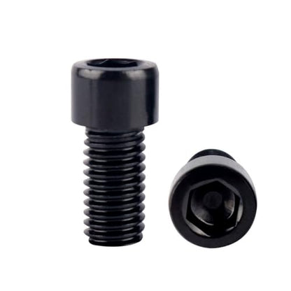 6Pcs Bike Screws M6x10 12 16 18 20 25 30 35mm Stainless Steel Socket Head Cap Allen Hex Bolt (Black, M6 x12mm) - color: Black, size: M6 x12mm