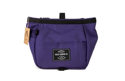 STATIC Chalk Bucket for rock climbing -Bouldering Chalk Bucket - color: Purple