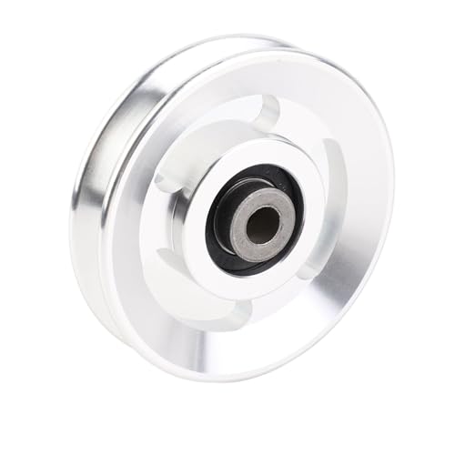 TROUVAILLE Bearing Pulley Wheel, 90mm Aluminum Cable Pulley Wheel, Maximum 660LBS Load, Power Rack Pulley Attachment for Gym Equipment