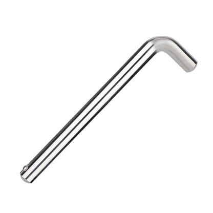 NQEUEPN Weight Stack Pin, 3/8 Inch Diameter Weight Loading Pin L Shaped Stack Extender Selector Inserts Gym Fitness Equipment for Home Gym Accessories - size: 4.4 Inch
