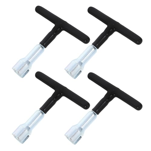 PRETYZOOM 4pcs T-handle Wing Nut Tool Screw Hook Driver for Manual Installation of Eye Screws and Hanger Bolts, Lightweight 66g Hand Driver for Hook Bolt Assembly in Home Improvement