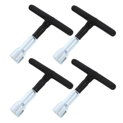 PRETYZOOM 4pcs T-handle Wing Nut Tool Screw Hook Driver for Manual Installation of Eye Screws and Hanger Bolts, Lightweight 66g Hand Driver for Hook Bolt Assembly in Home Improvement