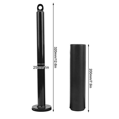 Barbell Loading Pin, Weight Lifting Loading Pin, Steel Barbell Plate Support Rod with Sponge Base for Forearm Wrist Training, DIY Fitness Equipment Accessory for