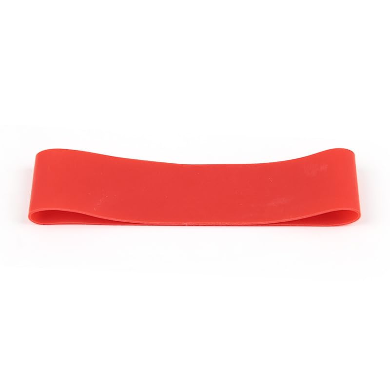 Leveled Finger Resistance Band Hand Grip Strength Trainer for Wrist and Finger Exercise Fitness Stretch Grip Resistance Band Finger Training Bracelet Strength Puller - color: red