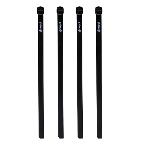 Tie-Down Straps Nylon with Alloy Buckle for Camping, Sleeping Bags, Bike Cargo, Sport Utility, Backpack