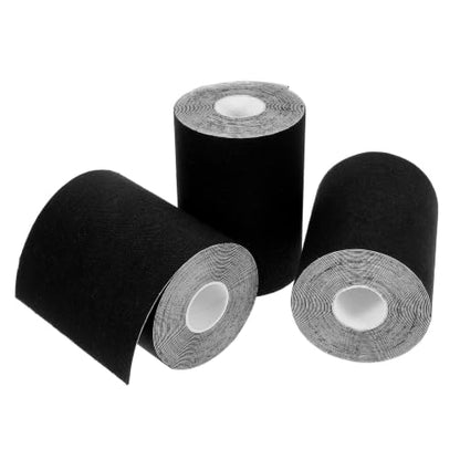 Healeved Elastic Muscle Tape and Joint Support 3pcs Knee for Shoulder with Lifting Effect and Comfortable Fit, Black Spandex Workout Tape for Daily Life and Occasions