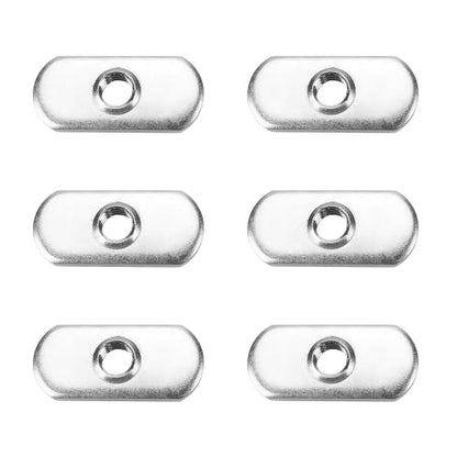 Kayak Track Nuts, T Nut for T Track/Rail, 1/2" Wide, 1/4-20 Threads, Kayak Fishing Accessories Hardware Screws T-Slot Nut 6 Pack - size: 0.5 Inch