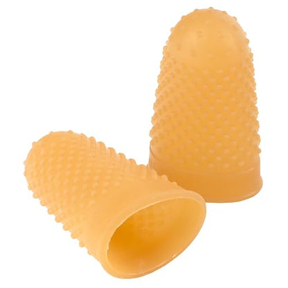 Swingline S7054032C 54032 Rubber Finger Tips, 12 (Medium-Large), Amber (Pack of 12)