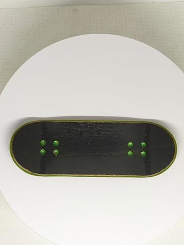 LEEFAI Pro Fingerboard Complete 34 * 96mm Maples Wood Deck,UV Printing Graphic 4.0 Trucks Regular kingpins & 5 Urethane Bearing Wheels-Op3ra V3-Bones Design