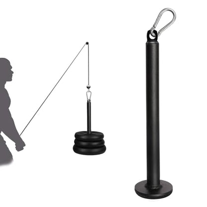 Weight Loading Pin with Carabiner, Fitness Weight Lifting Pin fit 1 inch Standard / 2 inch Olympic Weight Plates Pulley Cable System Attachment for Home Gym Muscle Strength Training (Olympic) - color: 1 inch Standard