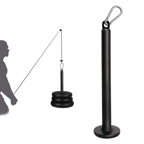 Weight Loading Pin with Carabiner, Fitness Weight Lifting Pin fit 1 inch Standard / 2 inch Olympic Weight Plates Pulley Cable System Attachment for Home Gym Muscle Strength Training (Olympic) - color: 1 inch Standard