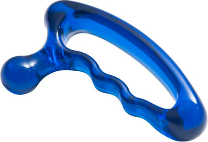The Pressure Positive Co. Index Knobber II Massage Tool, Sapphire Blue | Foot & Reflexology Massager, Perfect for Plantar Fasciitis, Tennis, Golfers Elbow, Neck Pain Relief, Trigger Point Relief, - color: Sapphire Blue