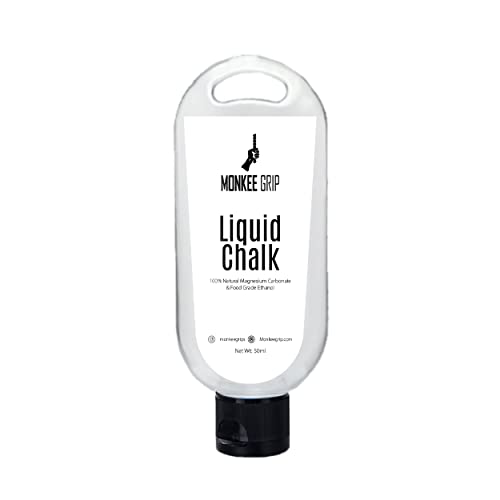 Liquid Hand Chalk, 1.75 Oz, Quick Dry Non Slip Grip, Low Dust | No Mess Formula, Travel Size, Made In America, For Climbing, Weightlifting, Gymnastics, Ninja & Obstacle Course Racing