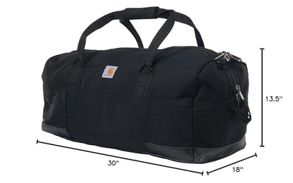 Carhartt Classic Duffels, Heavy-Duty Bag for Jobsite, Gym, & Travel, 120L, Black - color: Black, style: 120l