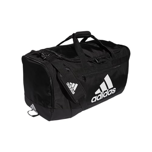adidas Unisex Defender 4.0 Gym Duffel Bag for Men and Women - color: Black/White, style: Small (38l)