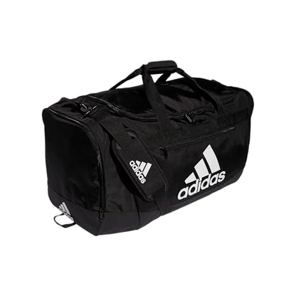 adidas Unisex Defender 4.0 Gym Duffel Bag for Men and Women - color: Black/White, style: Small (38l)