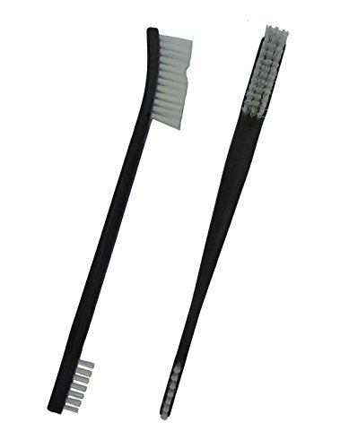 (5 pc) Type-III 7" Black Double Sided Nylon Weapon Cleaning Brush - size: 5 Brushes