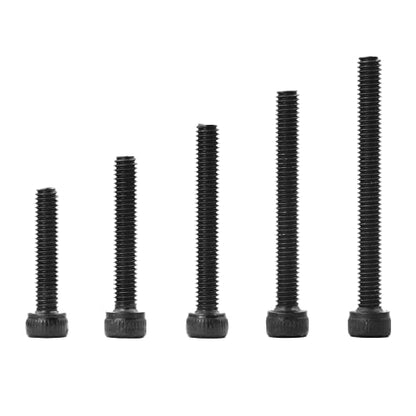 M4 x 20mm 25mm 30mm 35mm 40mm Hex Socket Head Cap Screws Bolts, 12.9 Grade Alloy Steel, Black Oxide Finish, Allen Hex Drive, Metric Machine Fully Threaded, Assortment Kit 50PCS - size: M4 x 20/25/30/35/40mm (50PCS)