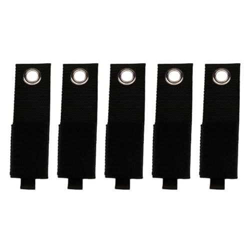 5PCS Pack Securing Belt Reinforced Nylon Binding Strap Perfect for Outdoor Activity and Stable Equipment Stabilization Strong Polyamide Belt - color: 50x330mm