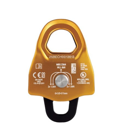 Petzl, MINDER S2, Compact Double Prusik Pulley, Yellow - size: S2 (Double)