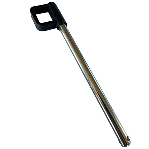 TreadLife Fitness Universal Weight Stack Pin for Commercial Gym or Home Gym | Heavy Duty Pin Insert | Health Club Grade Steel - style: Ring Handle