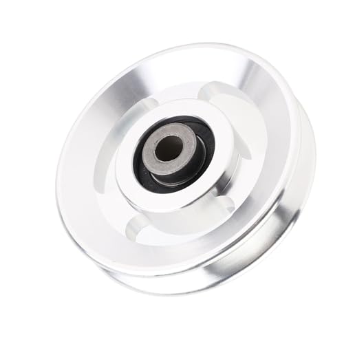 TROUVAILLE Bearing Pulley Wheel, 90mm Aluminum Cable Pulley Wheel, Maximum 660LBS Load, Power Rack Pulley Attachment for Gym Equipment