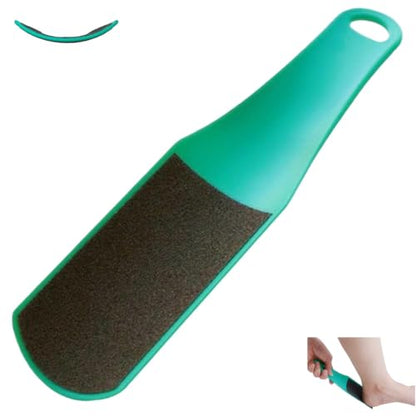 U-Shaped Curved Foot File Dead Skin Callus Remover Scrubber | Double-Sided, Dead Skin Callus Remover, Foot Scrubber for Wet and Dry Feet, Curved Design for Full Heel & Side Exfoliation