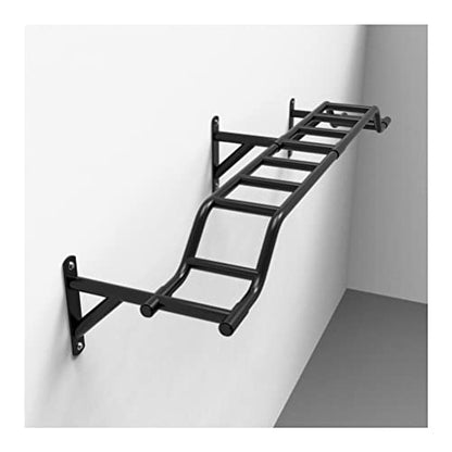 Wall Mounted Pull Up Bar， Heavy Duty Steel Climbing Frame/Parallel Bars/Horizontal Bars， Home Gym Strength Training Fitness bar， Load 300kg，