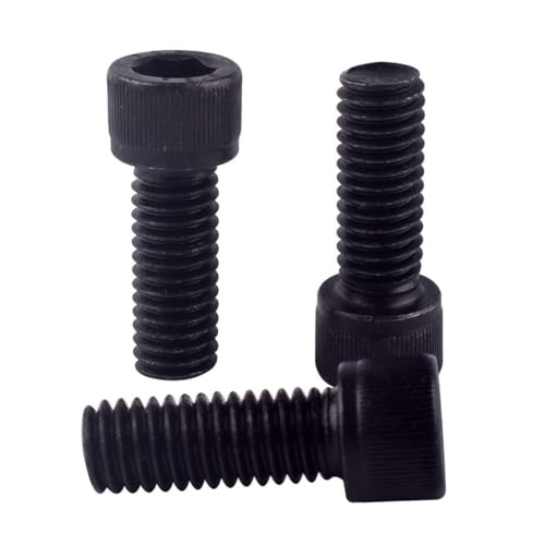 20Pcs 1/4-20 x 1/2" Socket Head Cap Screws Bolts, 12.9 Grade Alloy Steel Black Oxide Finish, Allen Hex Drive, UNC Coarse Full Thread - size: 1/4-20 x 1/2" (20PCS)