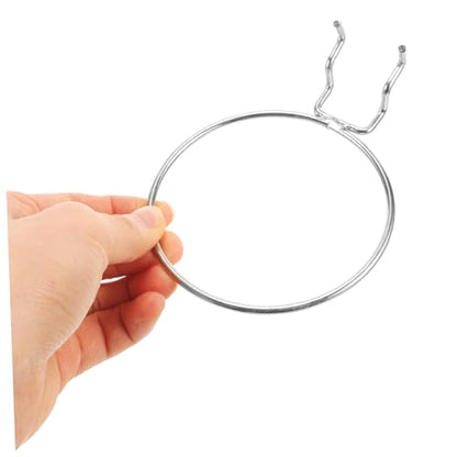 ABOOFAN 6pcs Pegboard Hooks for Hanging Versatile Pegboard Cup Holder Rings Compatible with Various Plates Sturdy Design for Use - size: 9.70X6.90X3.50CM