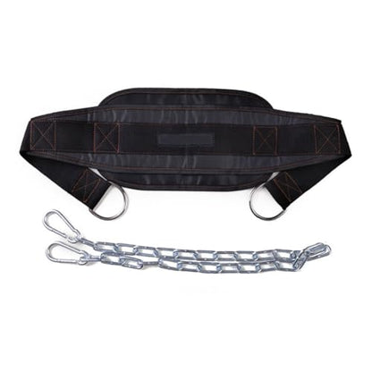Adjustable U-shaped Dip Belt with Heavy Duty Steel Chain for Weight Lifting Bodybuilding and Chin-ups Training Polypropylene Construction for Athletes and Workout Enthusiasts