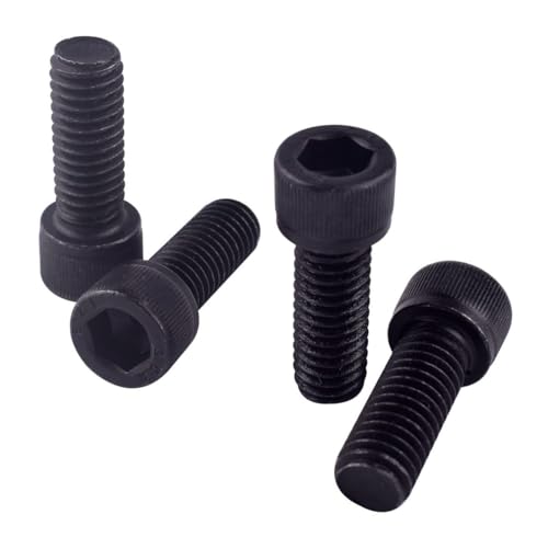 10Pcs 5/16-18 x 1-1/2" Socket Head Cap Screws Bolts, 12.9 Grade Alloy Steel Black Oxide Finish, Allen Hex Drive, UNC Coarse Full Thread - size: 5/16-18 x 1-1/2" (10PCS)