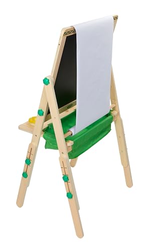 Crayola Deluxe Kids Wooden Art Easel & Supplies, Amazon for Kids, Ages 3, 4, 5, 6, Multi - style: Super Easel