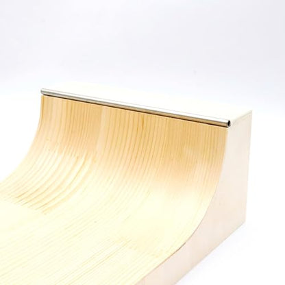 Wooden Fingerboard Half Pipe Ramp Handmade Pro Obstacles