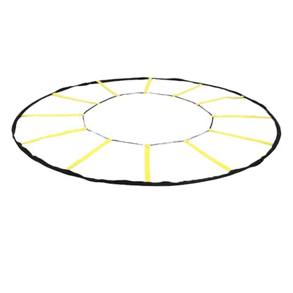 Circular Ladder, 12 Rungs Speed and Trainer, Nylon Material for Soccer Football Speed Training with Storage Bag