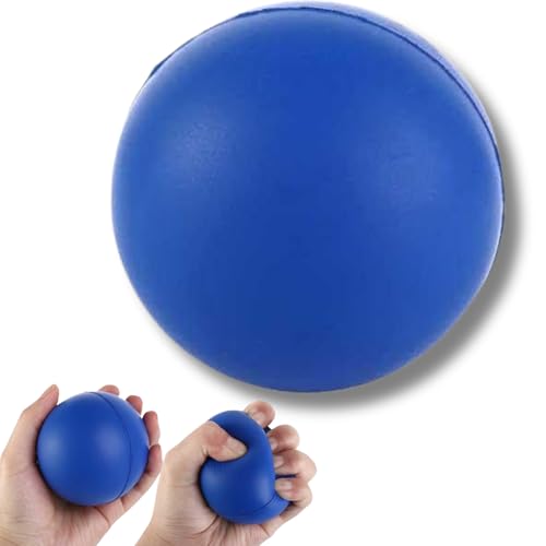 Hand Exercise Grip Ball, Finger Strengthener, Wrist and Hand Training Tool for Sports and Fitness - color: Blue