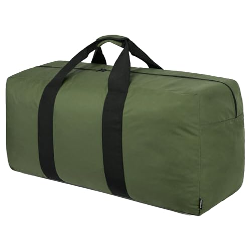 Vorspack Extra Large Duffle Bag for Travel - 150L Duffel Bag for Men Gear Bag for Storage Foldable Weekender Bag for Overnight Camping - Green - color: Green, size: 150 l