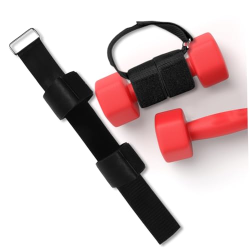 1Pair Heavy Duty Adjustable Dumbbell and Barbell Loading Straps Durable Workout Foot Straps for Strength Training Dip Pullups Squats Enhance Ankle Strength and Stability