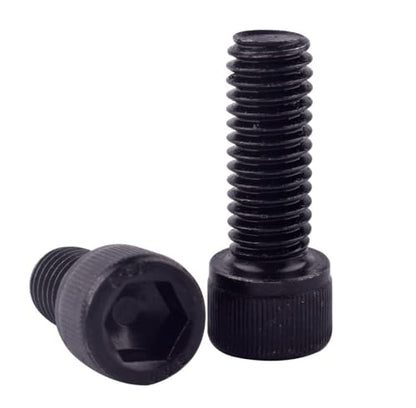 10Pcs 3/8-16 x 1-1/2" Socket Head Cap Screws Bolts, 12.9 Grade Alloy Steel Black Oxide Finish, Allen Hex Drive, UNC Coarse Full Thread - size: 3/8-16 x 1-1/2" (10PCS)