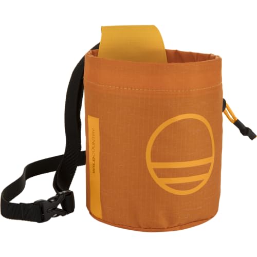 Wild Country Session Rock Climbing Chalk Bag | Compact, Cylindrical, Abrasion-Resistant Ripstop for Sport, Trad & Indoor - color: Sandstone