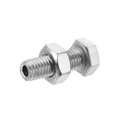 MECCANIXITY M10x30mm Hollow Screw Bolts External Hexagon Fasteners with Nuts, 304 Stainless Steel Pack of 2 - size: M10x30mm