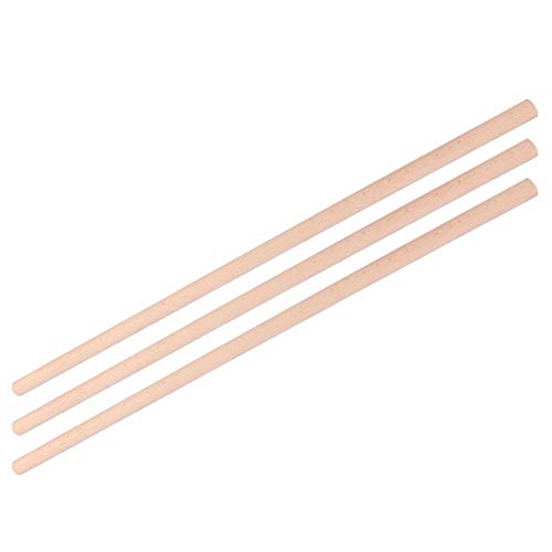 Wood Yoga Stick, 3Pcs Shoulder Opener Fitness Tool, Yoga Accessory Rod for Beginners and Professionals in Home Gym or Studio Practice