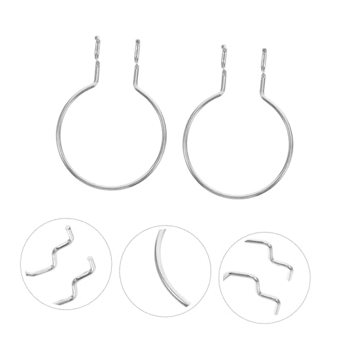 Ciieeo 10-Piece Metal Pegboard Hooks Set Iron Hanging Board Accessories for Garage and Craft Room Sturdy Tool Hangers Organizer Silver Finish